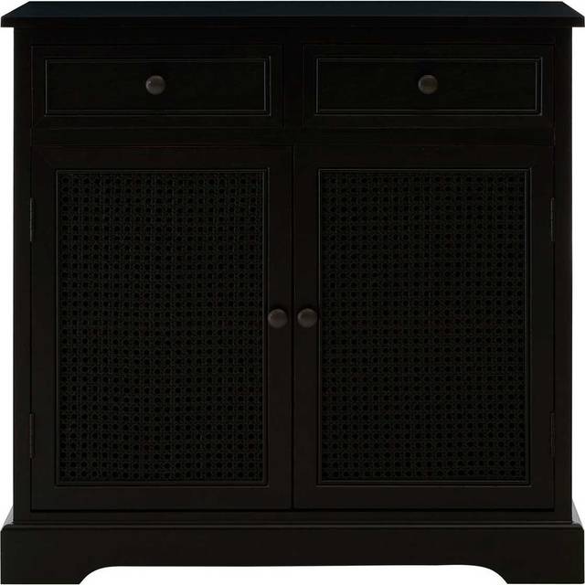 Premier Housewares Heritage Two Drawer Sideboard, Black