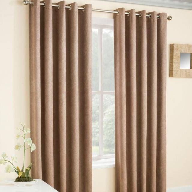 Vogue Light Filtering Eyelet Curtain Green - Enhanced Living - Size: 167 x 183cm