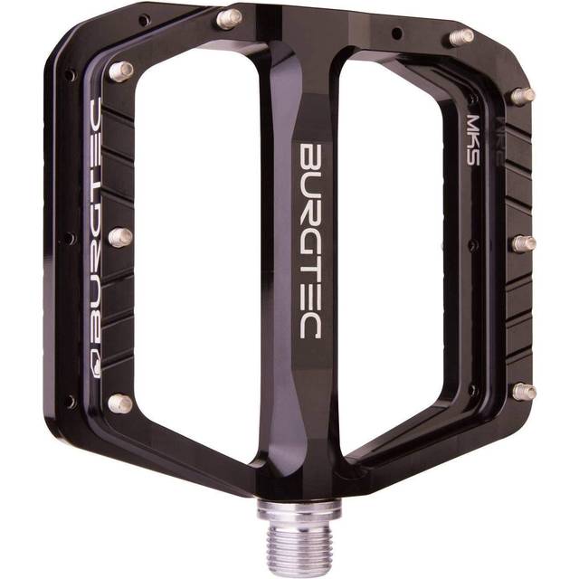 Burgtec Penthouse MK5 Flat Pedals Steel Burgtec Black