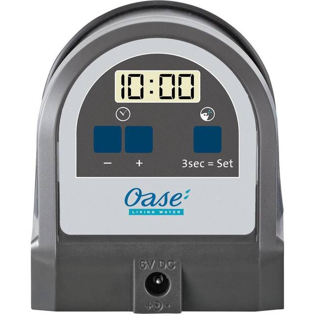 Oase fishguard auto feeder aquarium fish tank daily food feeder flake pellets
