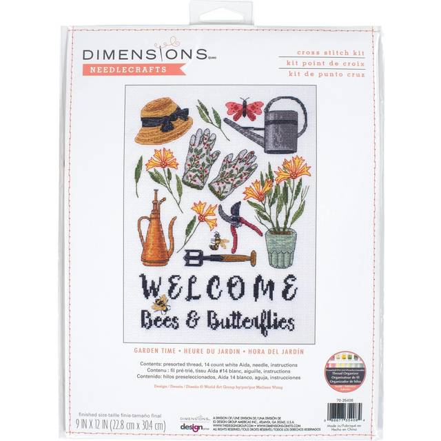 Dimensions Garden Time Counted Cross Stitch Kit