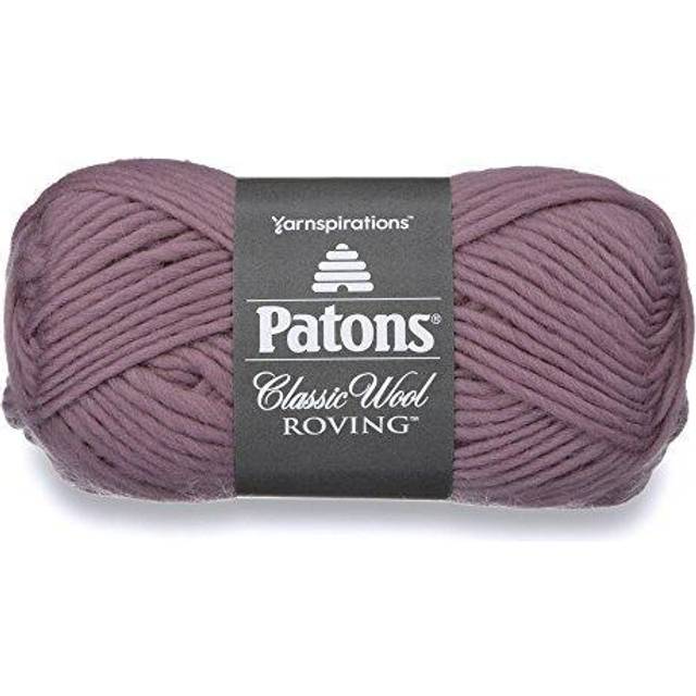 Patons Classic Wool Roving Yarn  3.5 oz  Frosted Plum  1 Ball