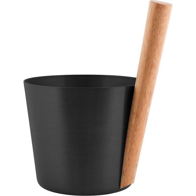 Bastuhink i Svart Aluminium