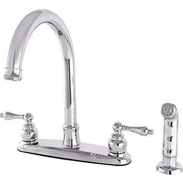 Kingston Brass FB7791ALSP Victorian 8-inch Centerset Kitchen Faucet, Chrome