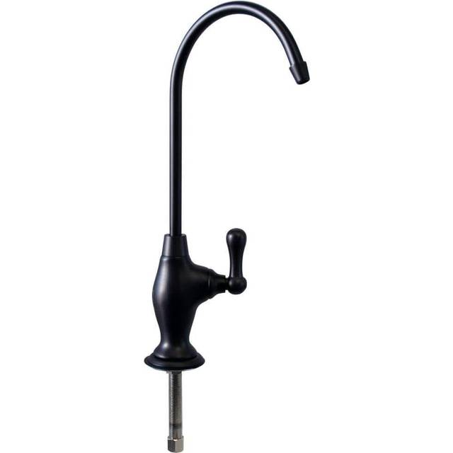 "Westbrass D2033-NL-12 10"""""""" Classic 1-Lever Handle Cold Water Dispenser Faucet  1-Pack  Oil Rubbed Bronze"