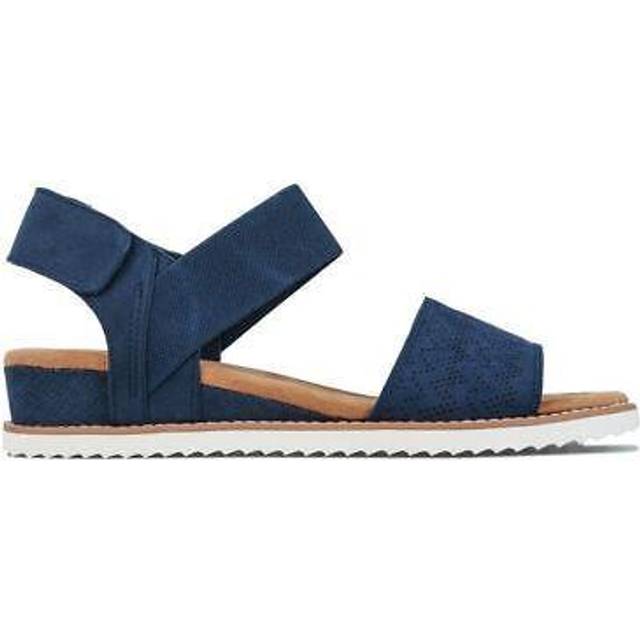 Skechers BOBS Women's Desert Kiss-Stretch Quarter Strap Sandal Flat  N