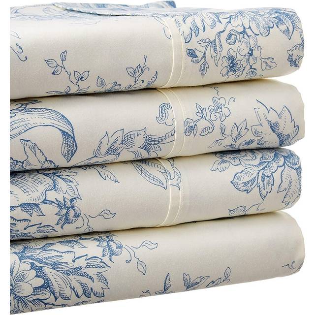 Melange Home 400 Thread Count Toile Sheet Set