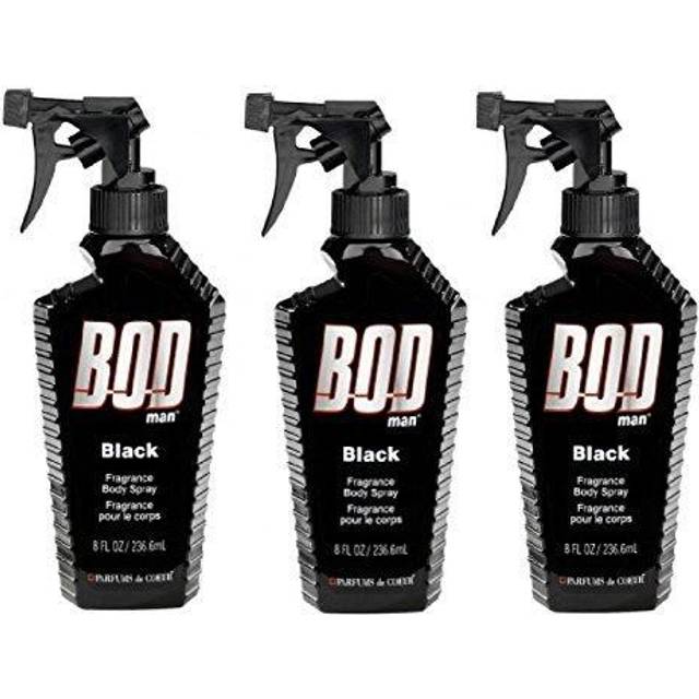 Bod Man - Mens Body Spray - Black - Pack of 3