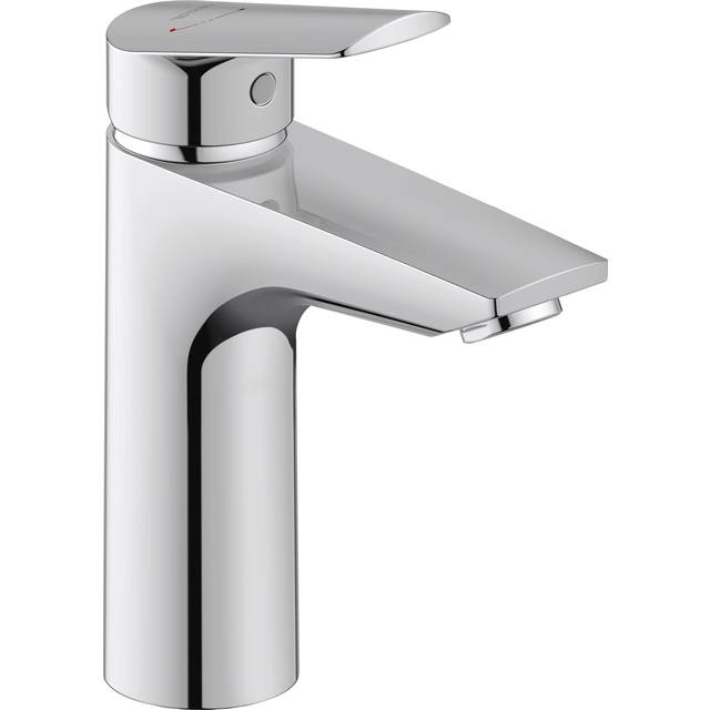 Duravit No.1 Duravit No.1 Medium Single Lever Basin Mixer Tap; Chrome, Silver