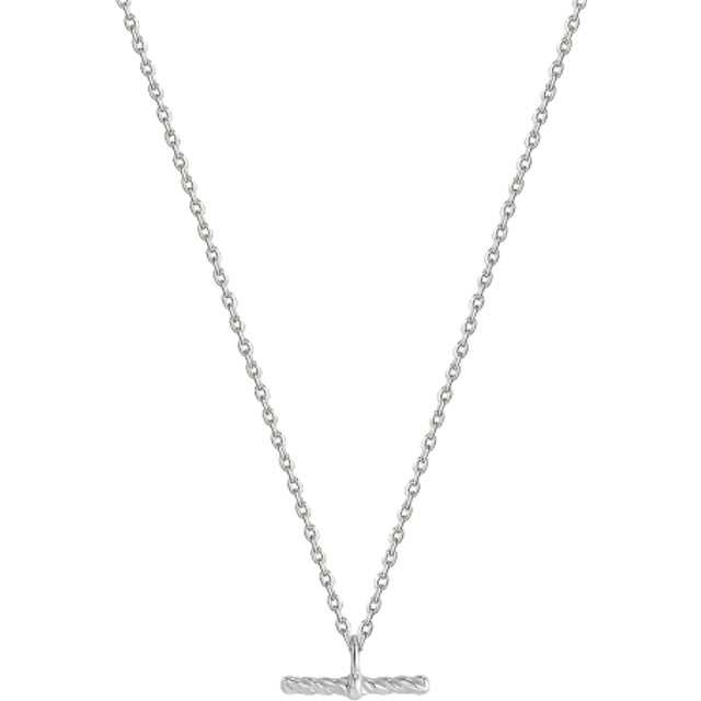 Ania Haie - Silver Rope T-bar Necklace