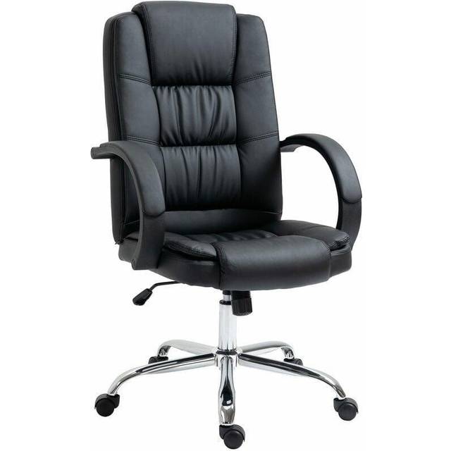 Vinsetto Executive Office Chair High Back Computer Desk Chair w/ Armrests Beige | TJ Hughes
