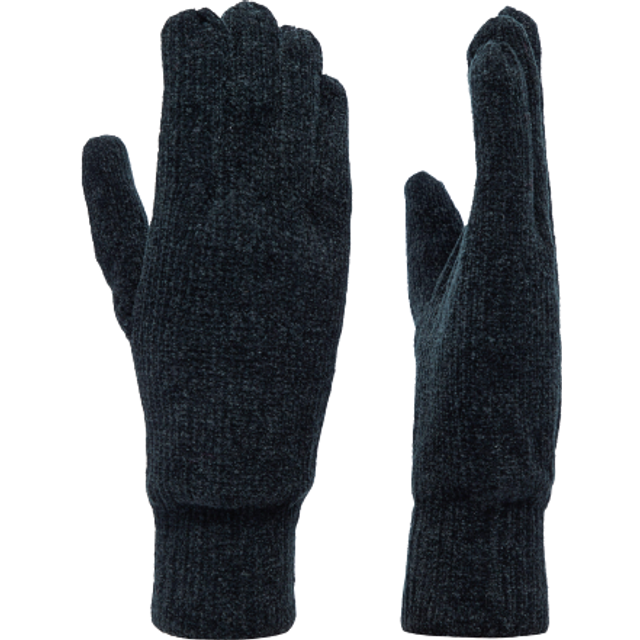 Women's Thinsulate Chennile Gloves, Black - XS