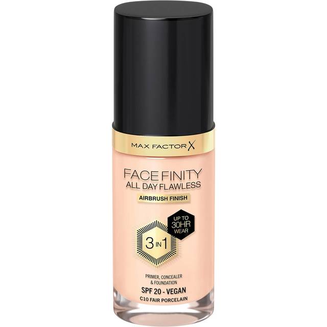 Max Factor Facefinity All Day Flawless 3 In 1 Foundation C10-Fair Porcelain 30ml