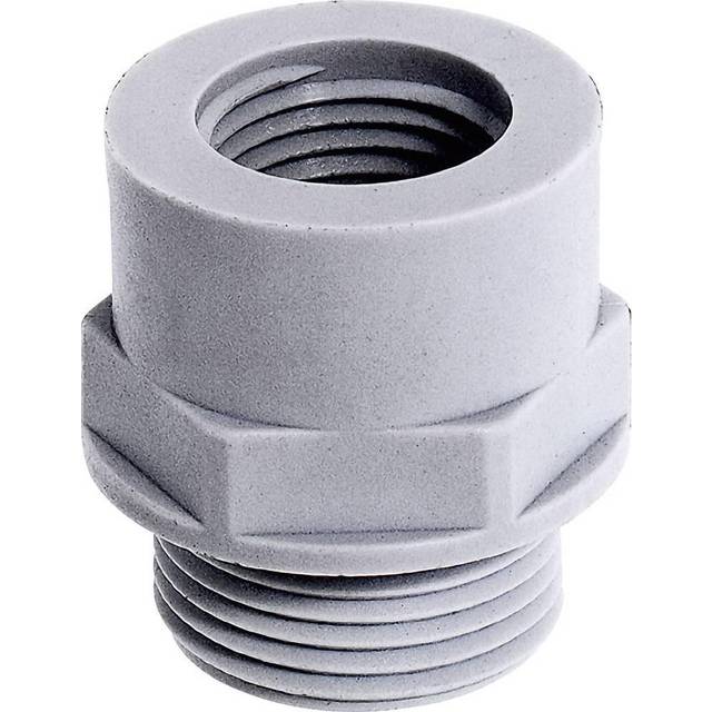 LAPP 52100322 SKINDICHT A-PG/M 9/12X1,5 Kabelförskruvning Adapter PG9 M12 Polyamid Grå-vit (RAL 7035) 25 st