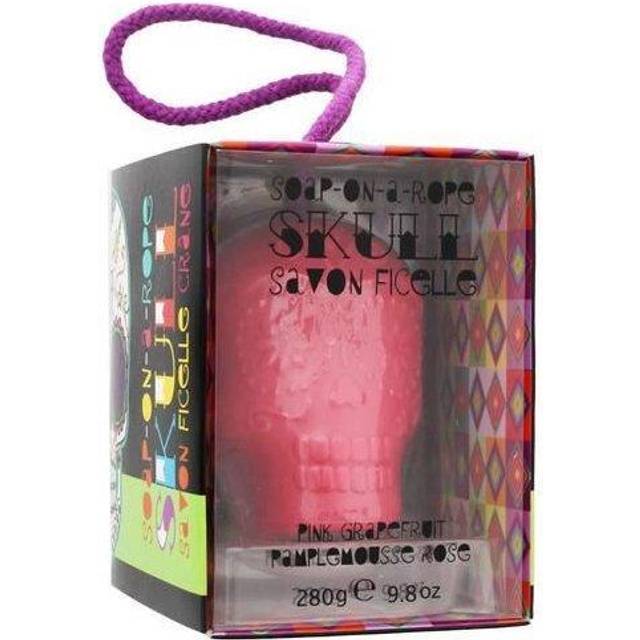 NPW Skull Soap on a Rope 280g Pink Grapefruit NPW