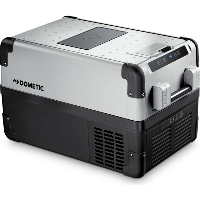 DOMETIC CFX 35, bärbar Kylbox och frysbox 32 l, 12/24 v och 230 V, minikyl för bil, lastbil, båt, husbil och uttag - med USB-anslutning, Kylning ner till -22 ° C