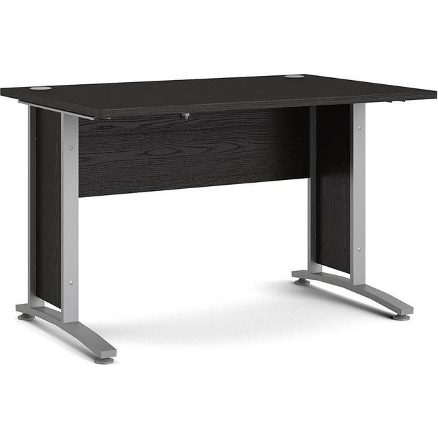 Florence Wooden and Steel 150cm Desk Oak and White - Furniture to Go - 80.1 x 150.1 x 75.2cm