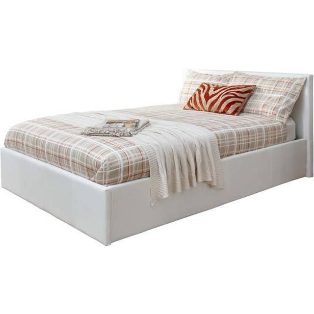 GFW King Size White End Lift Ottoman Bed