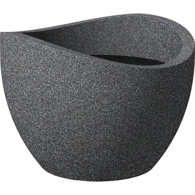 Scheurich 53380 0 250/40 Granite Planter - Black