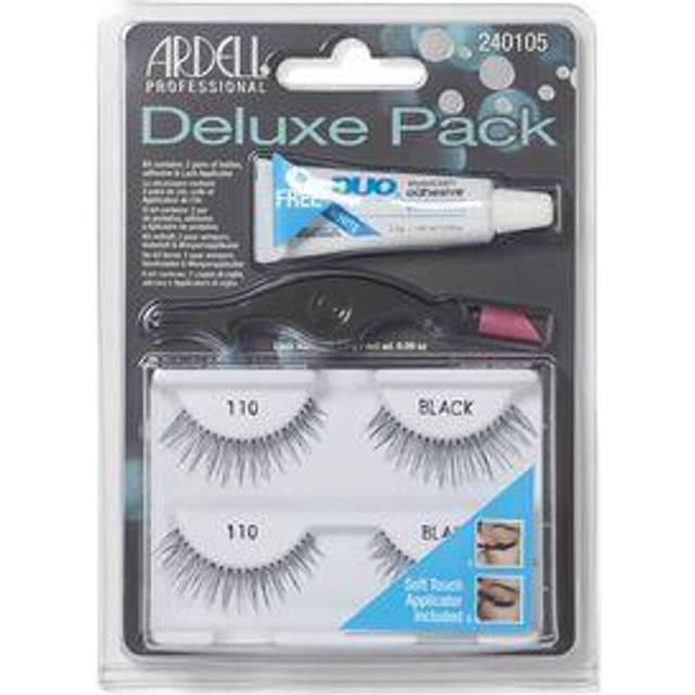 Ardell Soft Touch Deluxe Pack False Eyelashes - Black 110 - (Pack Of 2