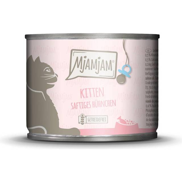 MjAMjAM Kitten 6 x 200 g - Saftig kyckling med laxolja