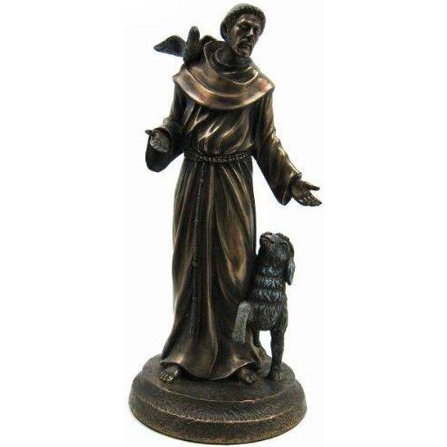 Saint Francis Bronze Religious Christian Catholic Statue