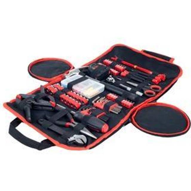 Stalwart 75-HT2086 Household Hand Tools Set, Pink - 86 Piece