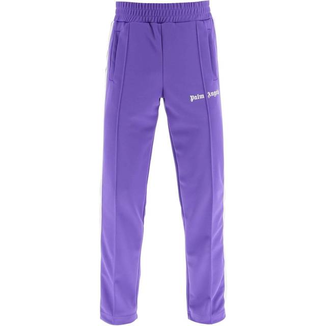 Men's Palm Angels Track Pants Purple/White/Black - Size: 39/38/32