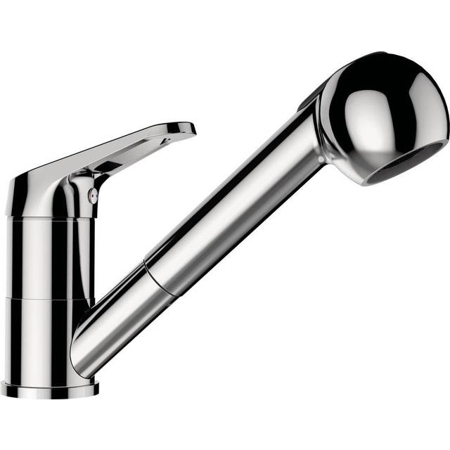 Cosmo High Pressure Pull Out Single Lever Monobloc Tap - Onyx (19.7cm)