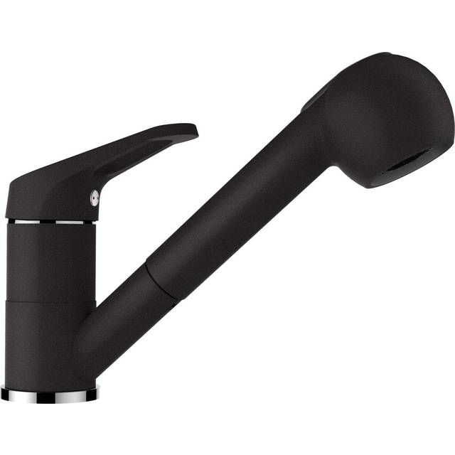 Cosmo High Pressure Pull Out Single Lever Monobloc Tap - Nero (19.7cm)