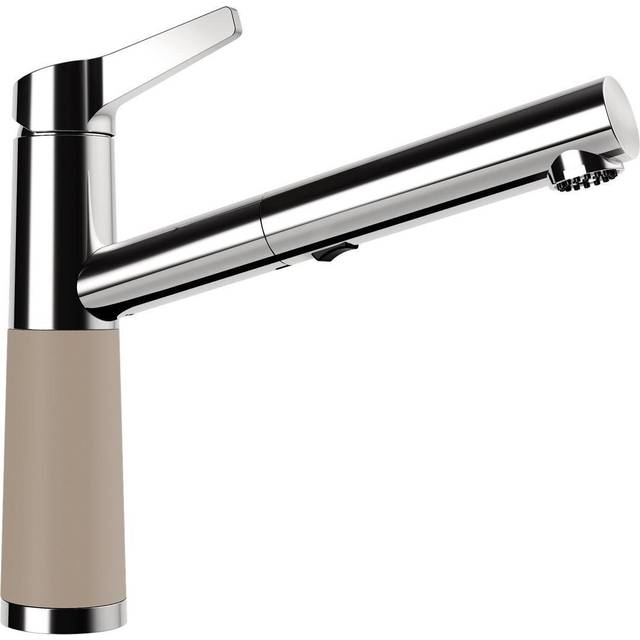 Schock Single Lever Monobloc Tap - Silver (17.9cm)