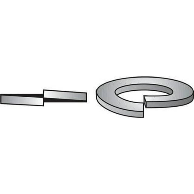 "Hillman 830668 5/16"""""""" SS Split LOK Washer  Stainless Steel  100"