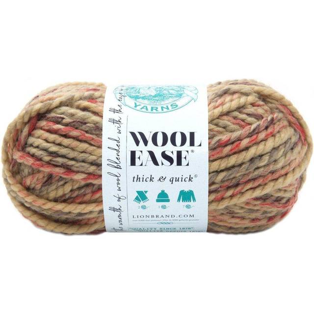 Lion Brand Wool-Ease Thick & Quick Yarn-Jam Cookie 640-549