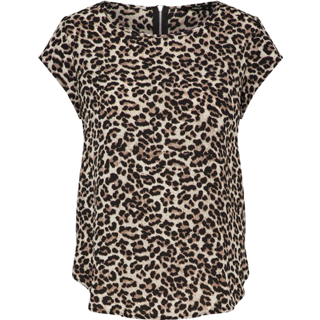 Women's T-shirt Only Onlvic Aop - Gris