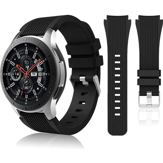 HSWAI Compatible with Samsung Galaxy Watch 46mm Bands/Gear S3 Frontier  Classic Watch Bands/Galaxy Watch 3 Bands 45mm  22mm Soft Silicone Bands Bracel