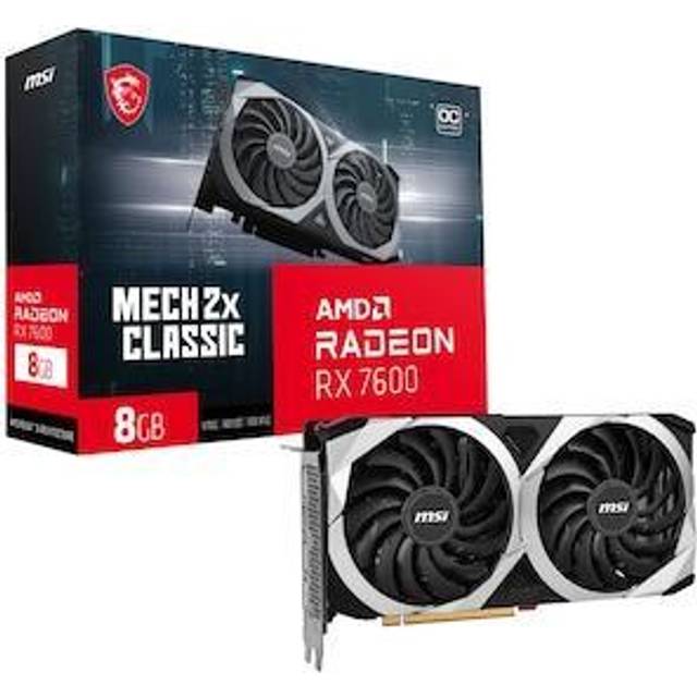 MSI Radeon RX 7600 Mech 2X CLASSIC 8G OC