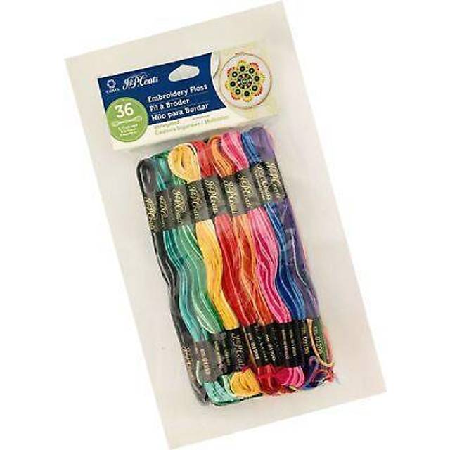 Coats & Clark 6-Strand Embroidery Floss Value Pack 36/Pkg-Variegated C11V0003