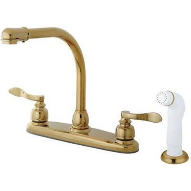 Kingston Brass KB8752NFL NuWave French Centerset Kitchen Faucet  Polis
