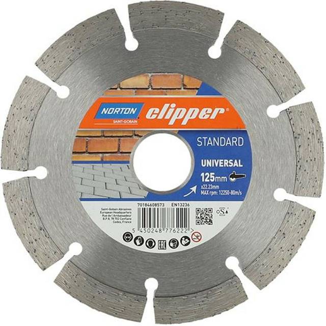 Norton Clipper Universal Turbo Diamond Blade - 125mm