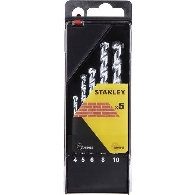 Stanley sta56035-qz 5 piece masonary bit set .
