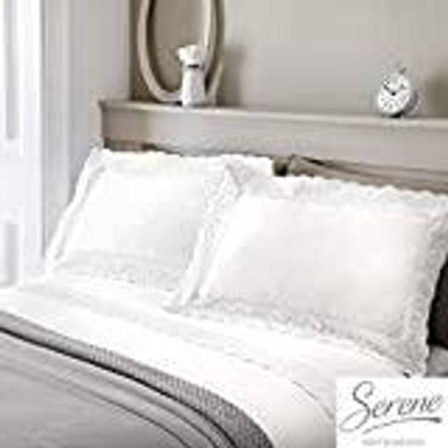 Serene Renaissance Duvet Cover Bedding Set White