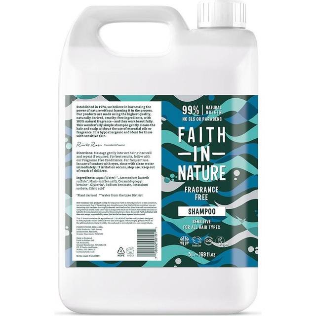 Faith in Nature Fragrance-Free Sensitive Shampoo for All Hair Types Re
