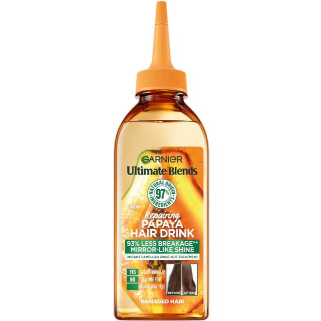 Garnier Ultimate Blends Repairing Papaya Hair Drink Liquid Conditioner for Dry Hair 200ml