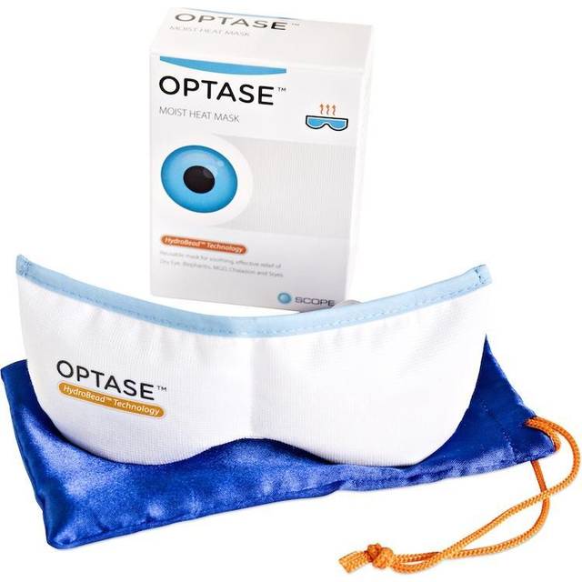 Optase moist heat eye mask for blepharitis mgd dry eye