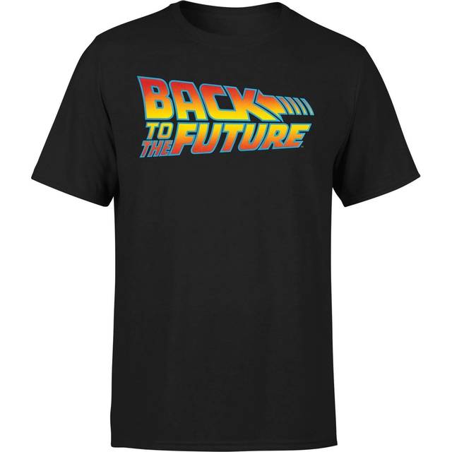 Back To The Future Classic Logo T-Shirt - Black - XXL