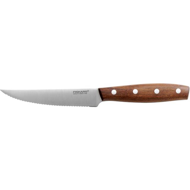 Fiskars Norr Tomato Knife with Wooden Handle - can be Engraved or Personalised - Kebony Wood