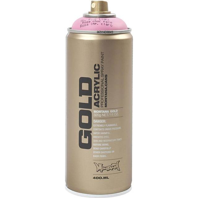 Montana GOLD Sprayfärg - Shock Pink Light - 400 ml - Rosa