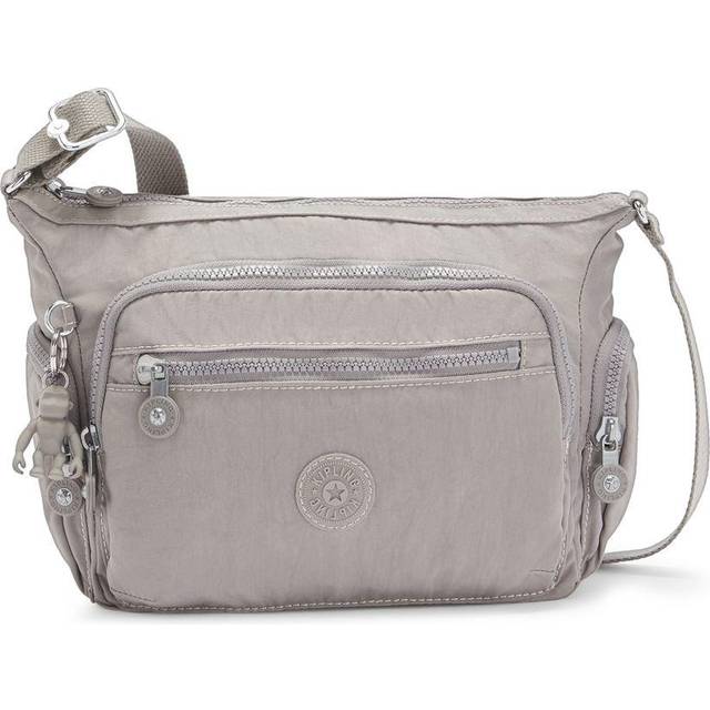 Kipling gabbie s crossbody bag - grey gris rrp £88