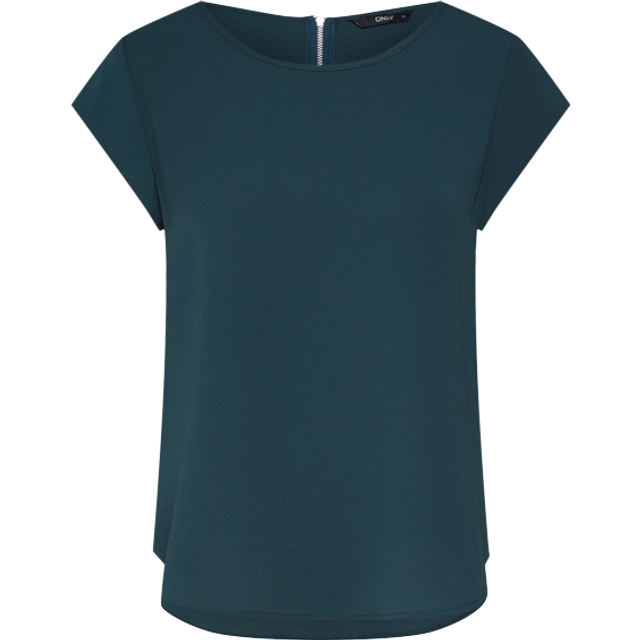 Women's T-shirt Only manches courtes Vic solid - Vert