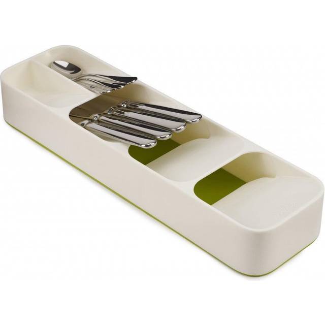 Joseph Joseph Drawer Store - kompakt Bestickslåda Organizer, 5 fack, rymmer 24+ bitar - Grå